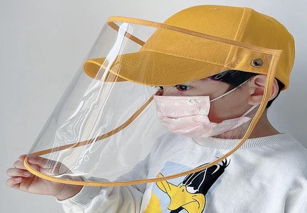 

children039s baby face shield hat children039s antispray baby protective cap boy and girl shade baseball cap hat with face 1575151, Yellow