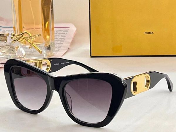 

realfine888 5a eyewear fol036v fd o'lock butterfly luxury designer sunglasses for man woman with glasses cloth box fol036v fol524a, White;black