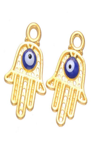 

500 x hamsa hand fatima evil eye of david hexagram religious charm pendant in gold color7755142, Bronze;silver