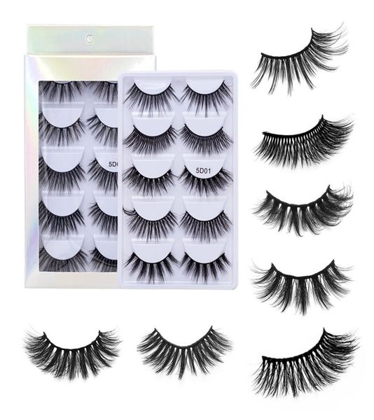 

510 pairs 25 mm 3d mink eyelashes bulk faux with custom box wispy natural whole fake eyelash extension maquiagem6480128
