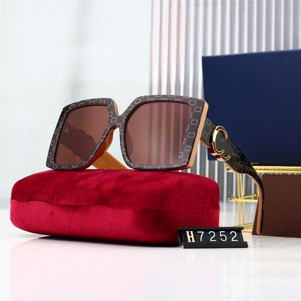 

new arrivals wholesale 7252 designer sunglasses original eyeglasses outdoor shades pc frame fashion classic lady mirrors for women and men g, White;black