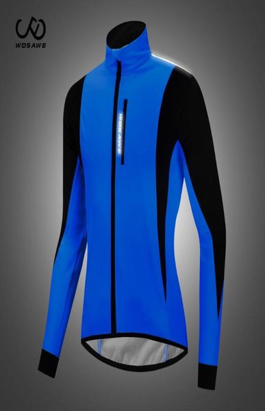 

wosawe winter cycling jacket thermal warm waterproof windproof bike jersey wind coat bicycle windbreaker cycling clothing2187328, Black;red