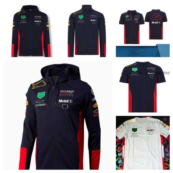 

f1 formula 1 red hoodie verstappen team jersey same style customization spring summer autumn and winter neutral casual loose clothing, Black