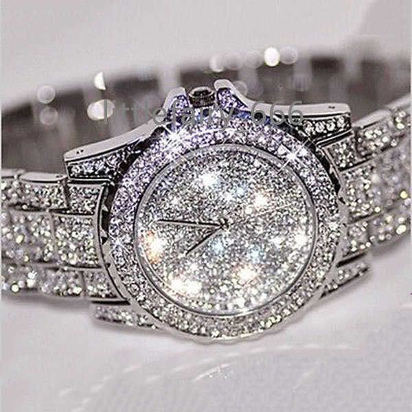 

custom watches relojes relogio fashion reloj crystal women wrist watch, Slivery;golden