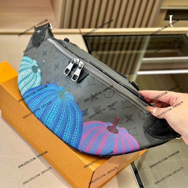 

23ss designer women waist bag genuine leather beach travel starry camo bags shouder belt bags handbags colorful flowers pouch 29cm