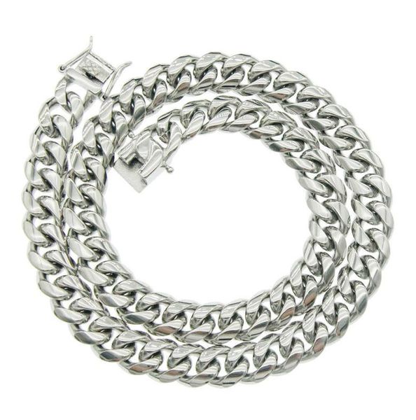 

mens necklaces hip hop chains crystal diamond necklace for womens gold silver plated titanium steel cuban chain men nightclub pend6220014