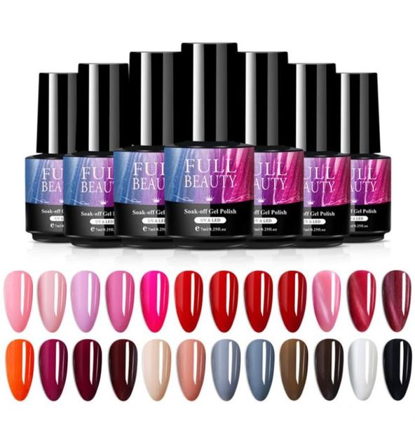 

60 colors nail gel glue polish for nails art diy design longlasting soakoff uv manicure gel varnish4815492, Silver