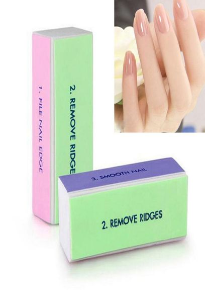 

whole4 sides nail file block buffer polishing sanding nail art manicure nail art tools 1 pcs5221759