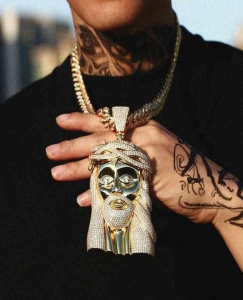 

big size jus pendant necklace for men ice out hip hop jewelry7199293, Silver