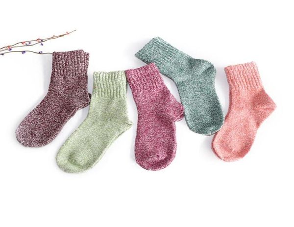 

men039s socks 5 pairs of wool cashmere thick warm casual sports9508038, Black