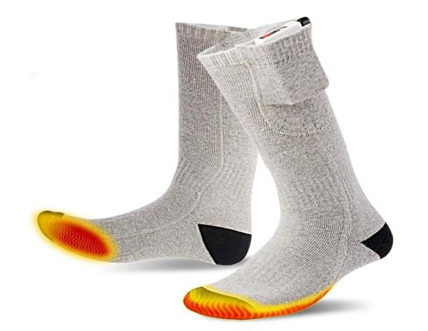 

battery heated socks rechargeable battery operated electric socks foot warmers thermal socks with 3 heat setting fo9732925, Black