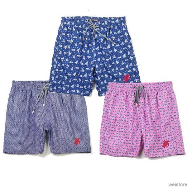 

designer men's vilebrequin shorts summer short animal printed beach pants trend loose joggers sweatpants essent sports fashion hip hop, White;black