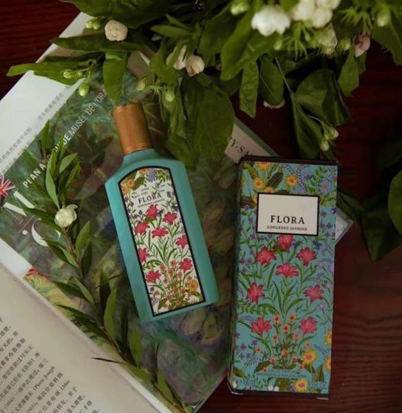 

designer women perfume flora gorgeous jasmine 100ml eau de parfum spray good smell long lasting fast ship1656240