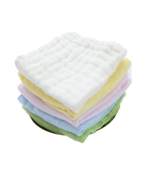 

20pcslot 6 layers of baby feeding wipe towels cotton handkerchief baby face towel fold square towel newborn washing towl3236856