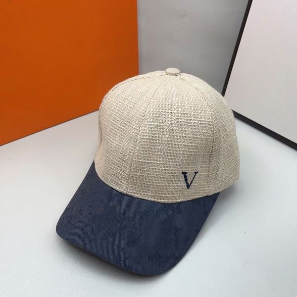 

luxury designer alphabet baseball cap fisherman hat women's hat men's hollow embroidery sunshade fashion casual design square hat, Blue;gray