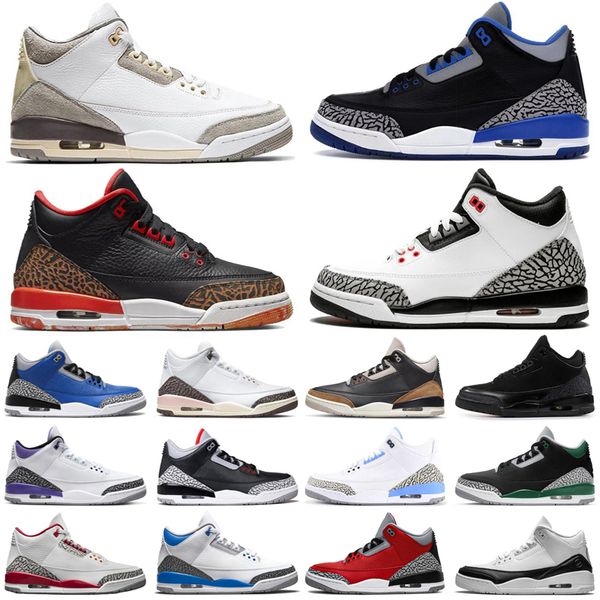 

jumpmans 3 basketball shoes jumpman 3s lucky green wizards fire red racer blue pine green cool grey laser orange katrina archaeo brown men w