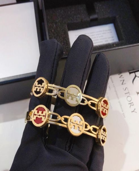 

bracelets women bangle luxury designer jewelry new style white 18k gold plated stainless steel wispy wedding love gift bangles acc2222485, Black