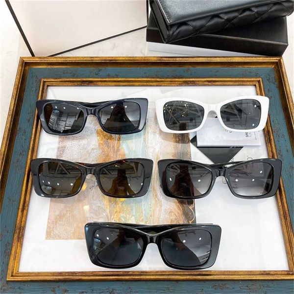 

42% off sunglasses 2023 new xiaoxiangjia women's website hongfeng the same fashion plate personalized small box sunglasses ch5430, White;black