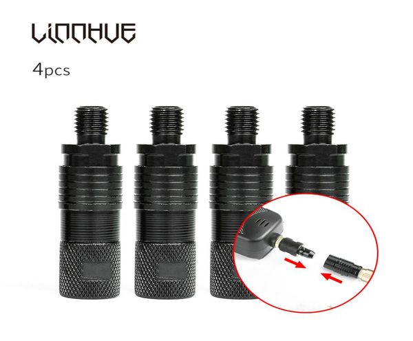

4pcs bite alarm connector rodholder fishing accessories aluminum alloy quick release adapter fishing rod connector6480931