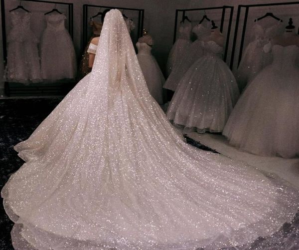 

bridal veils bling 3m5m long cathedral wedding veil one layer white champagne with comb party luxury7545522, Black