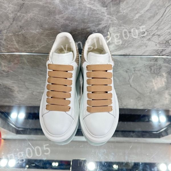 

2023 new luxurys fashion designers casual shoes espadrilles trainers flats platform sneakers white black leather womens lace up mens xsd2211