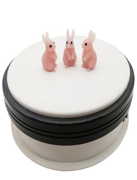

natural talc handcarved rabbit cute animal ornaments office home accessories crystal agate stone sculpture collection art healing6866371, Blue;slivery