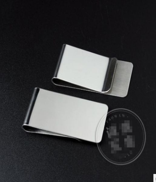 

stylish simplicity 304 stainless steel money clips bookmark 205008mm2695968, Black