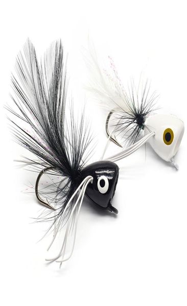

yazhida fly popper fishing lure 10pcs floating bait for bass trout pike panfish yzdfly popper freshwater bait 2010311534925