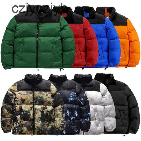 

mens jackets puffer jacket down cotton jackets designer coat men women zipper patchwork embroideried letters pockets winter streetwear outdo, Black;brown
