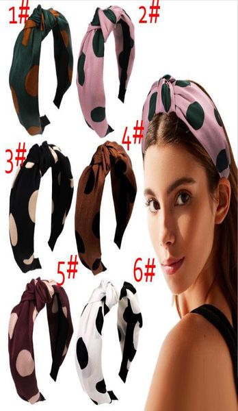 

korean boutique hairband polka dot knot headband women girls hair head hoop bands accessories for women girls hair scrunchy hairba8660782, Slivery;white