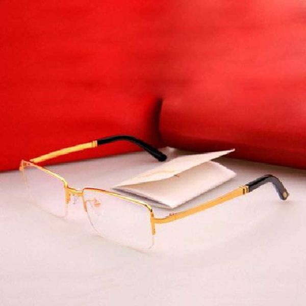 

classic super wide face fat eyeglasses pure titanium eyeglass frame simple half business comfort mirror plus size, White;black