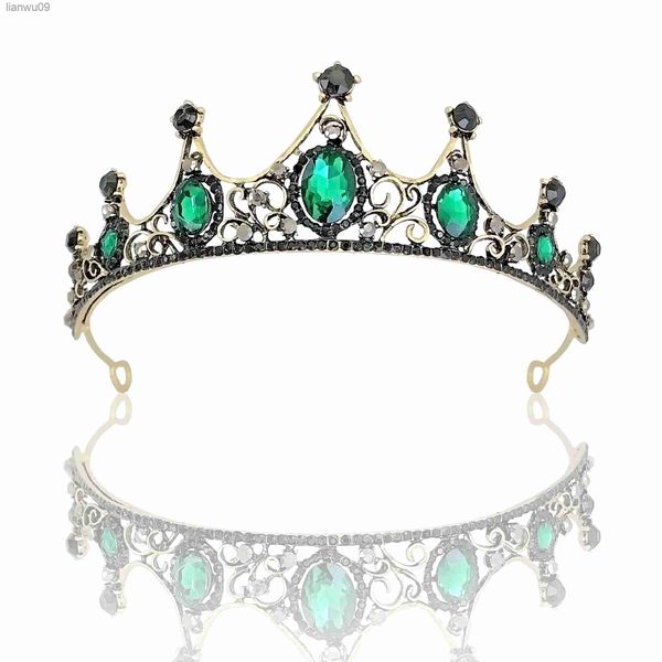 

vintage bridal headdress exquisite rhinestone crown bride princess crown wedding dress accessories crown hair accessories in sto l230704, White;golden