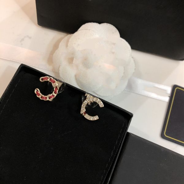 

designer ccity retro stud luxury earring women hoop jewelry vintage woman's gifts charm jij03, Golden;silver