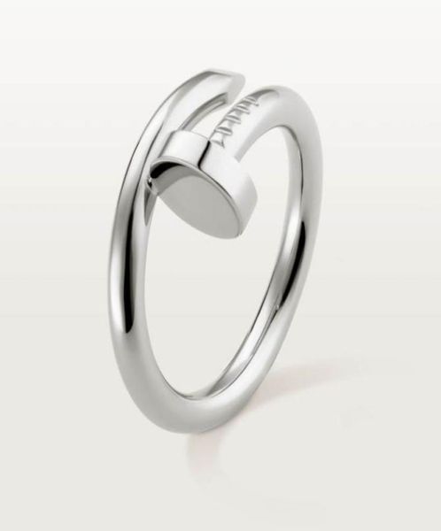 

love screw ring mens rings luxury designer jewelry women titanium steel alloy goldplated gold silver rose never fade not allergic8423499