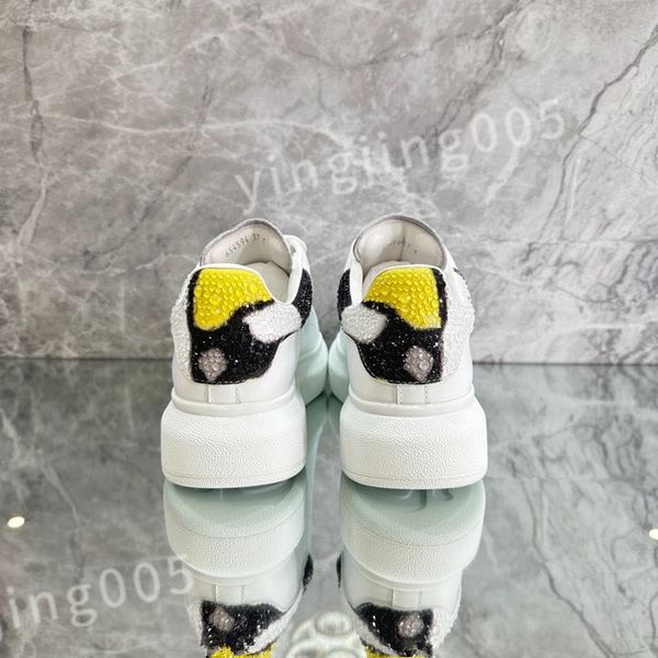

new fashion designers casual shoe espadrilles trainers flats platform sneakers white black leather womens lace up mens xsd221127