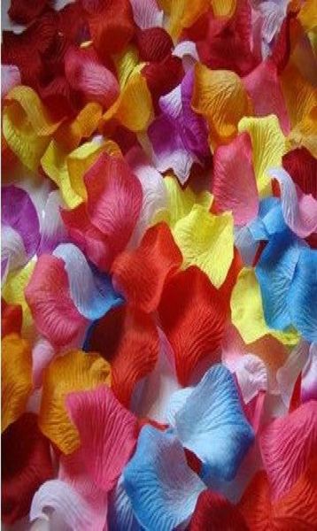 

wedding supplies decorations wedding simulation rose petals scattered flowers nonwoven bed flowers 9 color beautiful selling 6763834