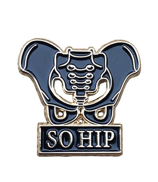 

so hip pastel goth gothic skeleton bone anatomy hitchhiker039s guide to the galaxy hip hipster cool pun sci fi enamel pin9479044, Gray