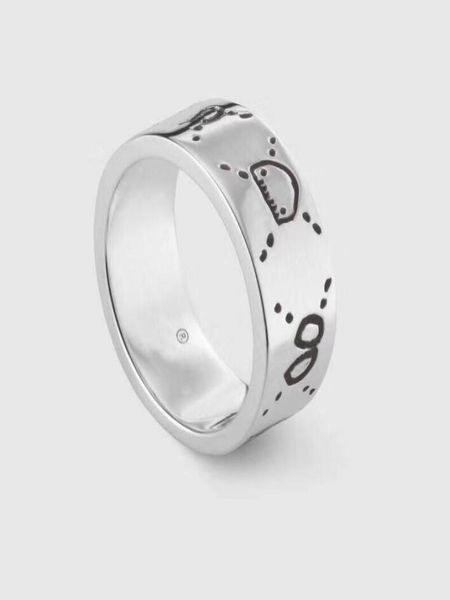 

2022 fashion gold letter band rings bague for lady women party wedding lovers gift engagement jewelry9056681, Silver