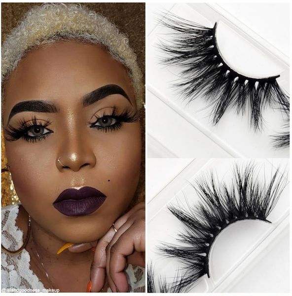 

9 styles e80 e81 e87 e88 e89 6d mink lashes dramatic 25mm mink lashes with clear box7671499