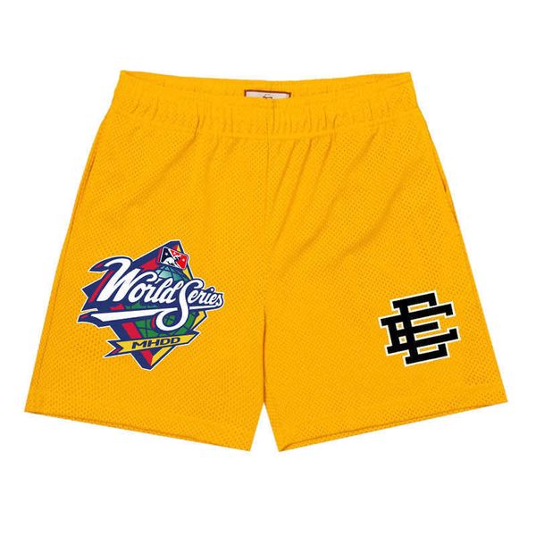 

ee shorts men's summer american quick drying breathable mesh beach pants solid color running training basketball ice shorts, White;black