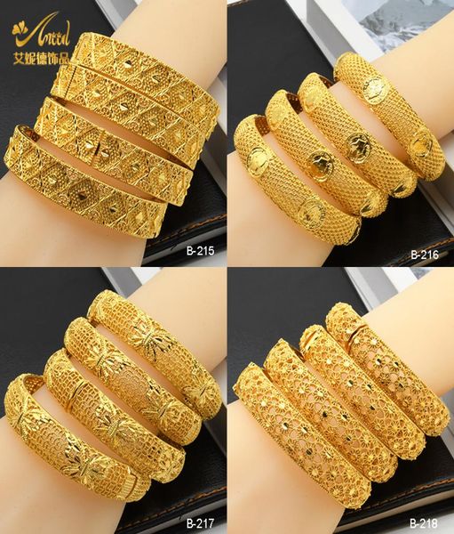 

aniid dubai gold plated bangle bracelet for women african adjustable gold bangles nigerian bridal wedding jewelry gift 2207024229270, Black