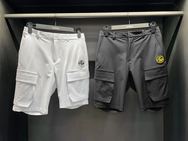 

men's shorts golf summer casual s pants sports trousers ut084 230717, White;black