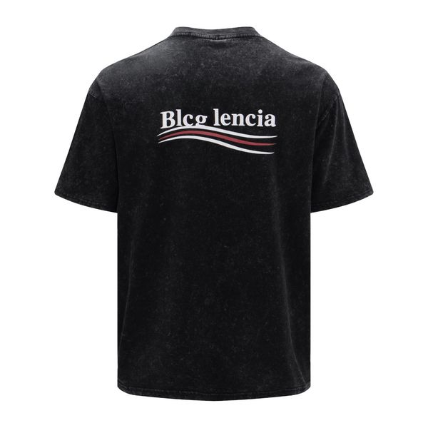 

blcg lencia summer t-shirts high street hip-hop style 100% cotton quality men and women drop sleeve loose tshirts oversize 23161, White;black