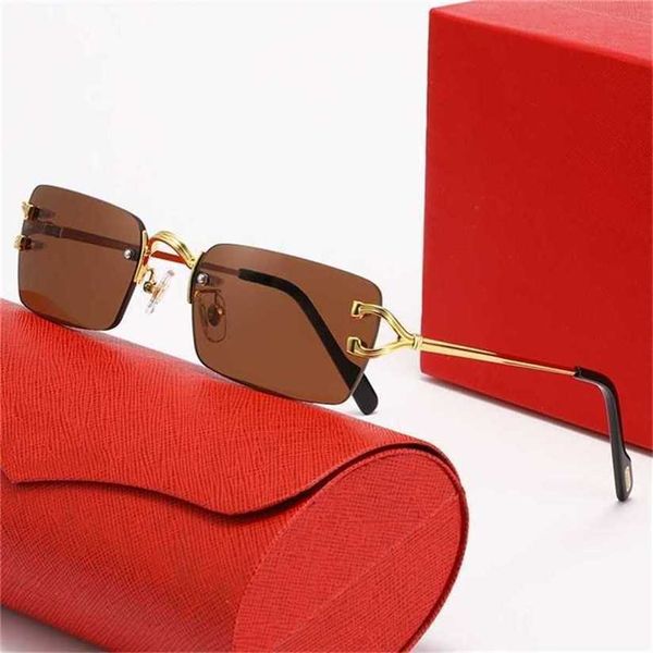 

sunglasses 2023 designer new korean women's frameless fashion street glasses personalized claw legskajia new, White;black