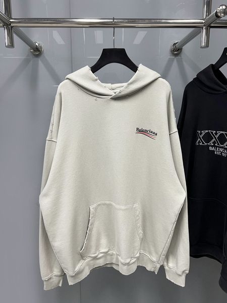 

men's plus size hoodies & sweatshirts round neck embroidered and printed polar style summer wear with street pure cotton d1q2rr, Black;brown