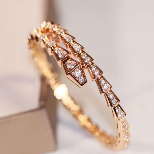 

luxurious quality no fade change color punk charm bracelet with sparkly diamond in 18k rose gold and platinum ps82338392804, Golden;silver