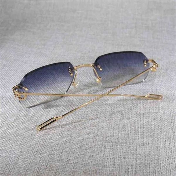 

sunglasses 2023 designer vintage computer men women clear glasses rimless eyeglasses for reading gafas for male frame new lenses shapkajia n, White;black