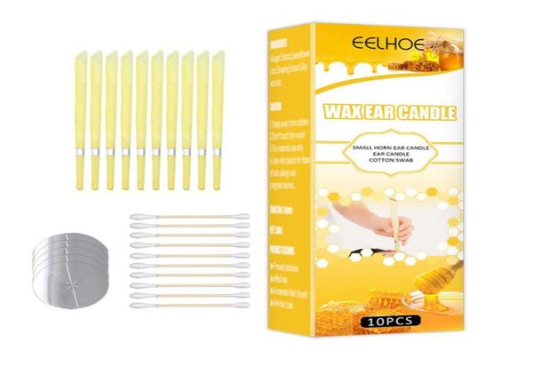 

eelhoe oem odm aromatherapy ear candles ease and relax beeswax aroma cleansing earwax aroma care horn type with plug fashion earin7827211