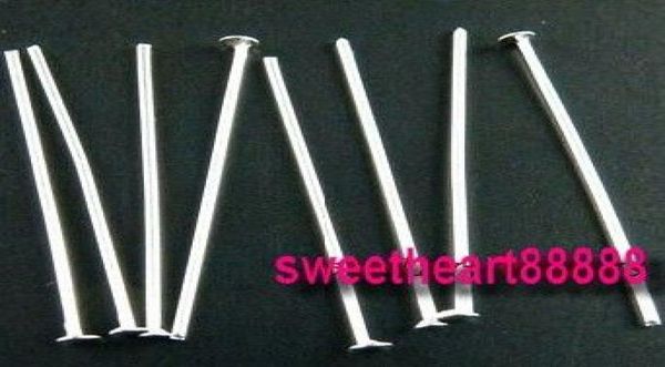 

silver plated head smooth pins needles mic 1000pcslot 50mm jewelry findings components jewelry diy7263474