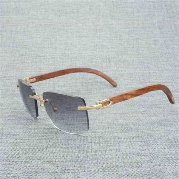 

sunglasses 2023 designer vintage black white buffalo horn rimless square men wood glasses retro wooden shades for summer club eyewearkajia n, White;black